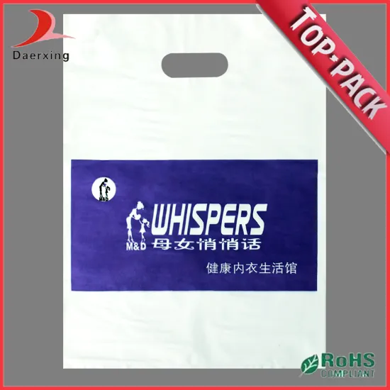 Die Cut Handle Bag for Packaging Food