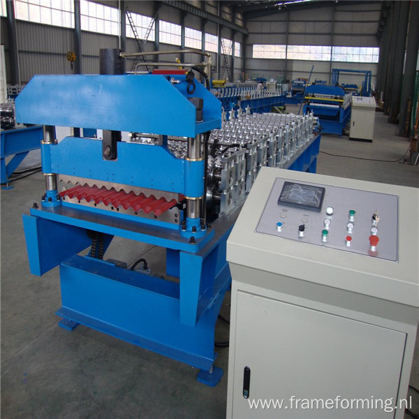 color sheet glazed tile roll forming machine