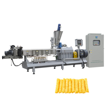 automatic small corn Snacks making extruder machine prices