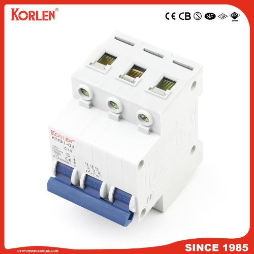 6ka Mini Circuit Breaker with Ce KNB1-63 1P