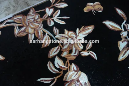 Art Mosaic/Flower Mosaic Art/Glass Mosaic Wall Art Murals