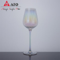 Домашняя радуга высокая стеклянная хрустальная стеклянная винная чашка