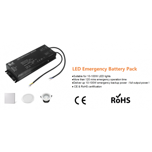 100% 100W LED Backup Pack για τα φώτα