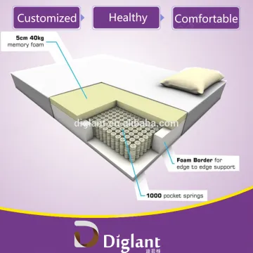 compressed foam natural bamboo latex foam mattress