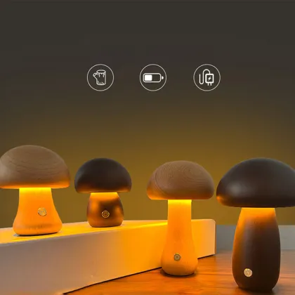 Decorative Mushroom LED Table Lamps for Bedroom, Side Table, Study, Dining & Indoor Use