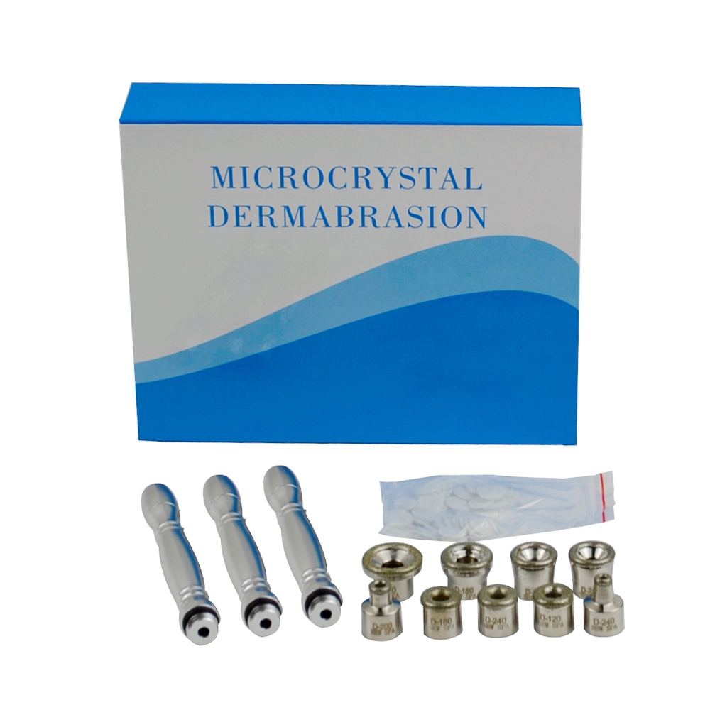 Microdermabrasion Accessary Kit With 9 Tips 3 Wands Cotton Filter