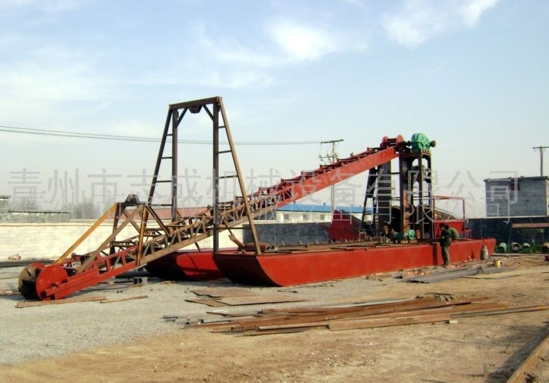 Chain Bucket Sand Dredger with Sand Washing Machinery