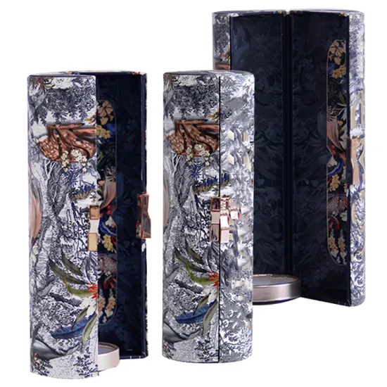 Custom Circular Printing Embossed Paper Gift Round