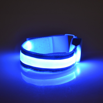 Reflective LED Light Arm Armband Strap Safety Belt For Night Running Cycling Outdoor activities Comfortable Arm band