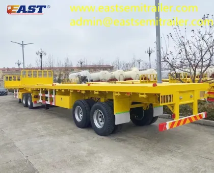 EAST Super Tandem Link Flatbed Trailer