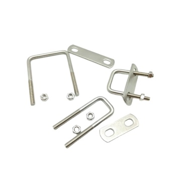 Customized High-Quality U-Bolts with Hex Nut and Washer for Piping Connectors