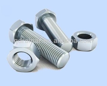 DIN934 hexagon zinc finish nuts and bolts