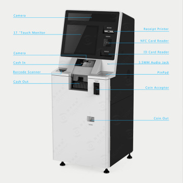 Cash and Coin Deposit Machine for Grocery Shop