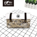 Crossing Crossing Crossing Fire Style Camuflage PU Cuero Bag Bag Cosmetic Bag Case y bolso Multifuncional Bolsa