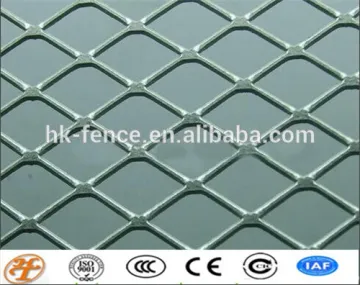 galvanized/painted/stainless steel/aluminium flattened expanded metal mesh factory