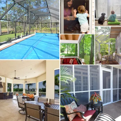 Fiberglass Pool&patio screen waterproof patio screen