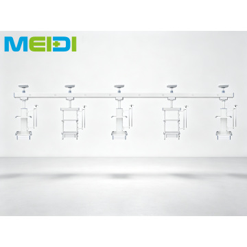 Customizable 4 Bed Shared ICU Ceiling Bridge, Dry Wet Separation, 340° Rotation Intensive Care Pendant