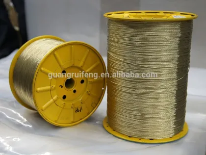 kinds of brass plated steel cord for Radial Tires
