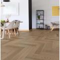 New type herringbone patterned oak wood engineered flooring