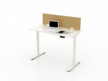 Height adjustable wooden table base