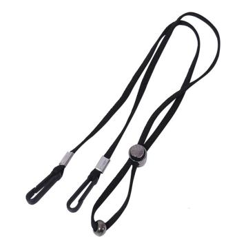 Long Adjustable Face Cover Holder Hanging Neck Lanyard Windproof Anti Lost Rope Super long loose neck windproof rope