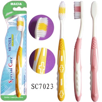 Toothbrush adulto do cuidado oral plástico