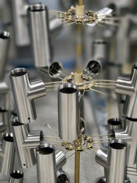 máquina de revestimento de louças de banheiro para cores PVD