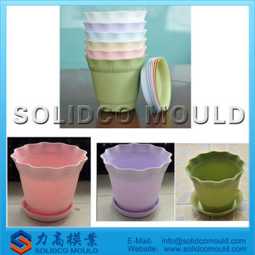 Flower Plastic Garden Pot Form