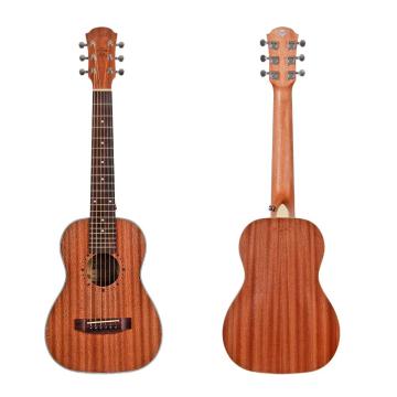 Guitarra acústica de Mini Viaje de 30 pulgadas