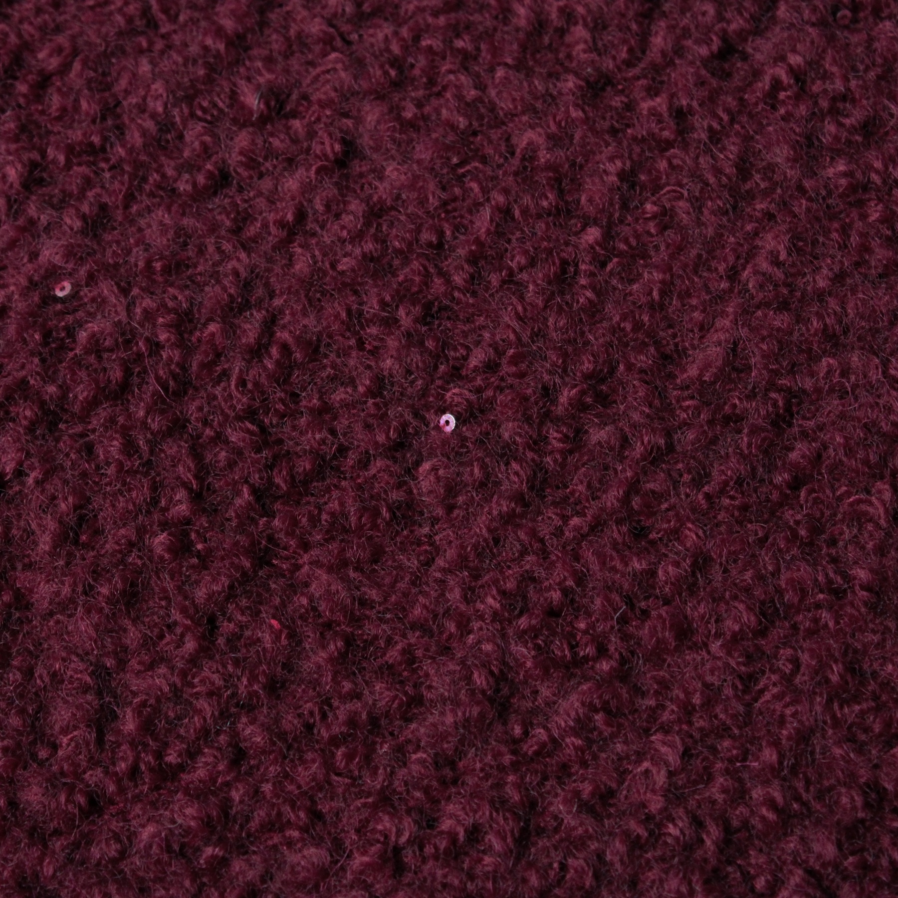 Wool Polyester Sequin Fabric