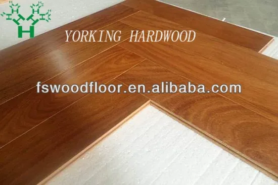 Natural brazilian teak parquet wood flooring