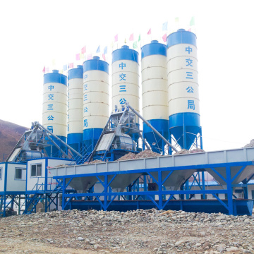 HZS25 stationary ready - mixed concrete batching plant