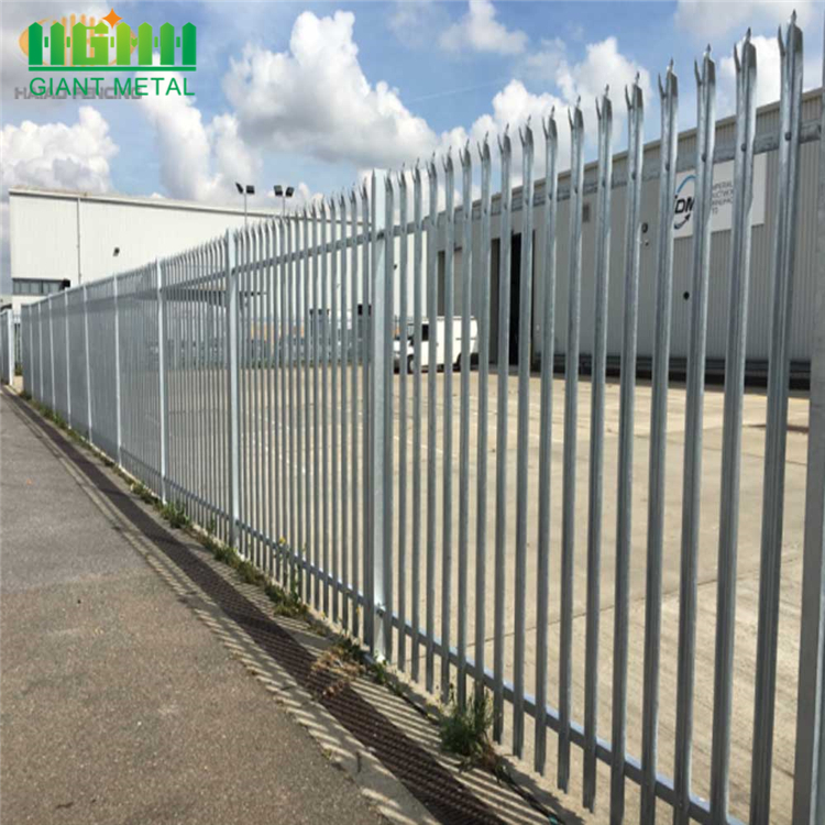 hot dipped galvanized  palisade fence