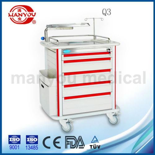 Q3 Hospital Emergency Trolleys, High Quality Q3 Hospital Emergency