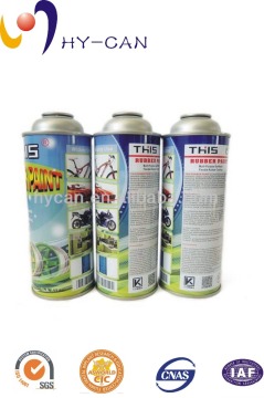 Cost-effective aerosol tin can for spray car paint