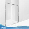 SALLY Bathroom Chrome Semi-Framed Self-clean Sliding Door