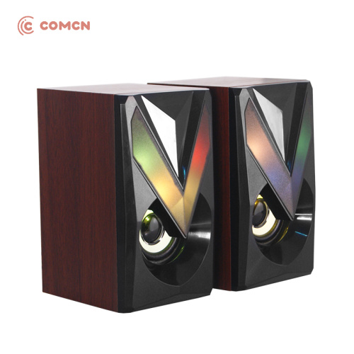 6W Computer Speaker with Wooden wooden speaker 3w from shenzhen Manufactory