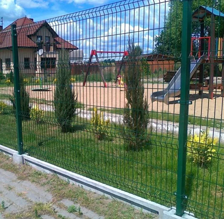 High Tensile 3D Fencing Iron Welded Wire Mesh Park Fence