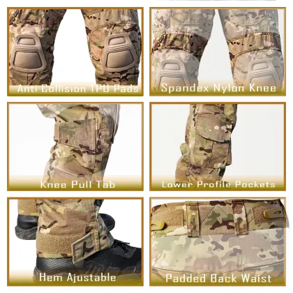 Combat Pants Knee Pads Tactical Pants Army Outdoor