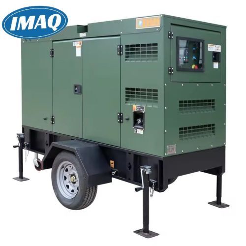 Diesel Generator Price with Wheels Mobile Movable Type