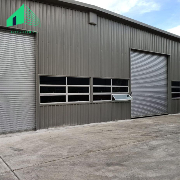 High-Quality Fire-Rated Steel Roller Shutter Doors with Customized Sizes and Powder Coating
