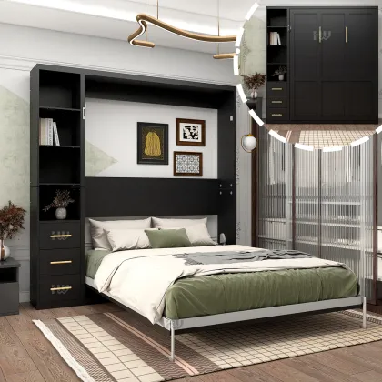 Wardrobe Murphy Bed Queen Size