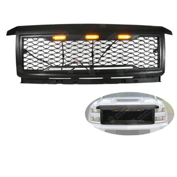 شواية الوفير الأمامية مع 3 من إكسسوارات الضوء العنبر ل Silverado 2500 (2015-2019)