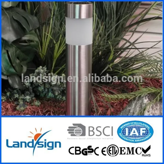 XLTD-262 Cixi Landsign ce/rohs wholesale stainless steel copper finish powerful solar lights for garden