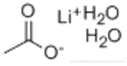 Acetic acid,lithiumsalt,dihydrate CAS 6108-17-4