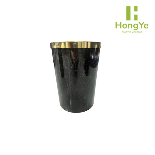 প্লাস্টিকের সোনার রিং ট্র্যাশ ক্যান