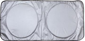 Customized Nylon Coated Silver Front Car Sunshade