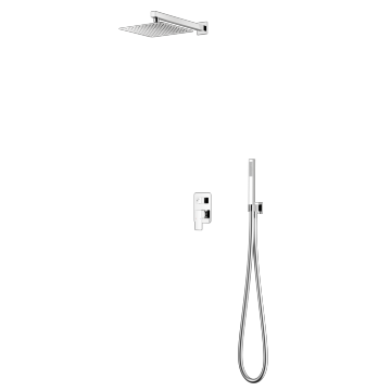 Square Two Functions Concealed Shower Mixer