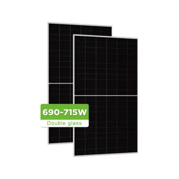 Heterojunction Solar Panels 690W-715W Bifacial Double Glass Kit