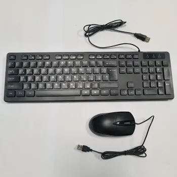 Factory Custom Computer Mouse and Keyboard Combo: High-Quality USB Wired Set